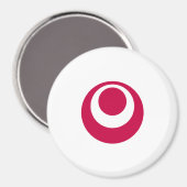 Aimant Drapeau de la préfecture d'Okinawa, Japon (Recto/Verso)