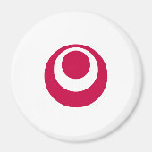 Aimant Drapeau de la préfecture d'Okinawa, Japon (Devant)