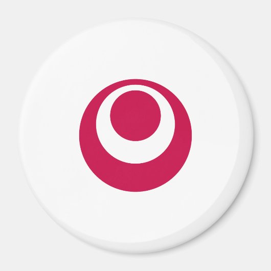 Aimant Drapeau de la préfecture d'Okinawa, Japon (Devant)