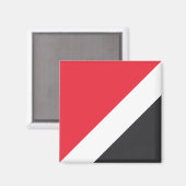 Aimant Drapeau de la Principauté de Sealand (Recto/Verso)