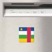 Aimant Drapeau de la République centrafricaine (In Situ (Lave-vaisselle))