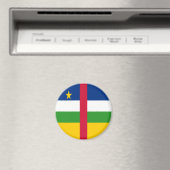 Aimant Drapeau de la République centrafricaine (In Situ (Lave-vaisselle))