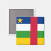Aimant Drapeau de la République centrafricaine (Recto/Verso)