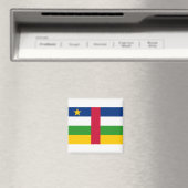 Aimant Drapeau de la République centrafricaine (In Situ (Lave-vaisselle))