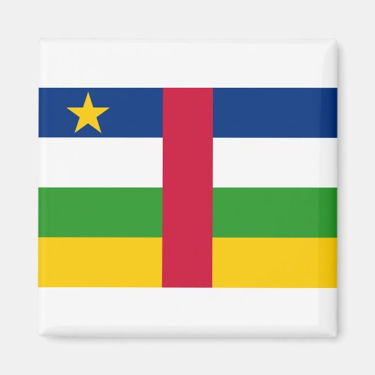 Aimant Drapeau de la République centrafricaine (Devant)
