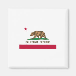 Aimant Drapeau de la République de Californie État Patrio