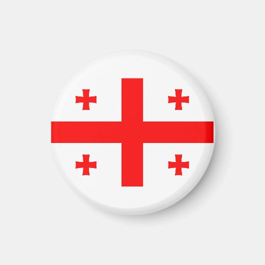 Aimant Drapeau de la République de Géorgie (Devant)