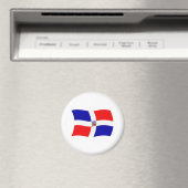 Aimant Drapeau de la République dominicaine (In Situ (Lave-vaisselle))