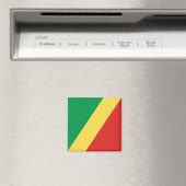 Aimant Drapeau de la République du Congo (In Situ (Lave-vaisselle))