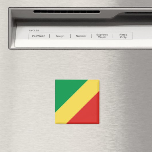 Aimant Drapeau de la République du Congo (In Situ (Lave-vaisselle))