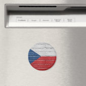 Aimant Drapeau de la République tchèque (In Situ (Lave-vaisselle))