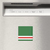 Aimant Drapeau de la République tchétchène d'Ichkérie (In Situ (Lave-vaisselle))