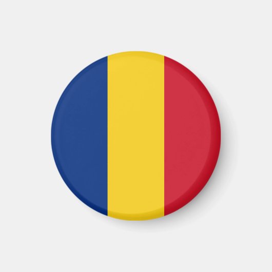 Aimant Drapeau de la Roumanie (Devant)