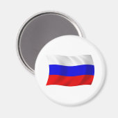 Aimant Drapeau de la Russie (Recto/Verso)