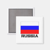 Aimant Drapeau de la Russie (Recto/Verso)
