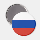 Aimant Drapeau de la Russie (Recto/Verso)