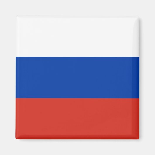 Aimant Drapeau de la Russie (Devant)