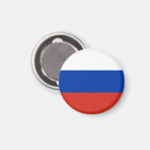 Aimant Drapeau de la Russie (Recto/Verso)