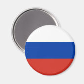 Aimant Drapeau de la Russie (Recto/Verso)