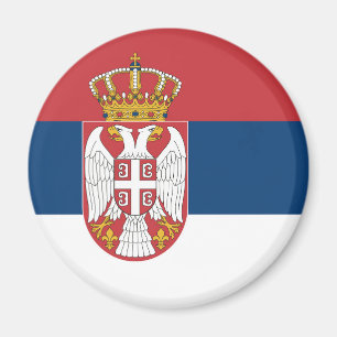 Aimant Drapeau de la Serbie