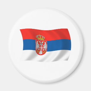 Aimant Drapeau de la Serbie