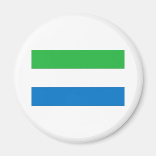 Aimant Drapeau de la Sierra Leone (Devant)