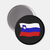 Aimant Drapeau de la Slovénie (Recto/Verso)