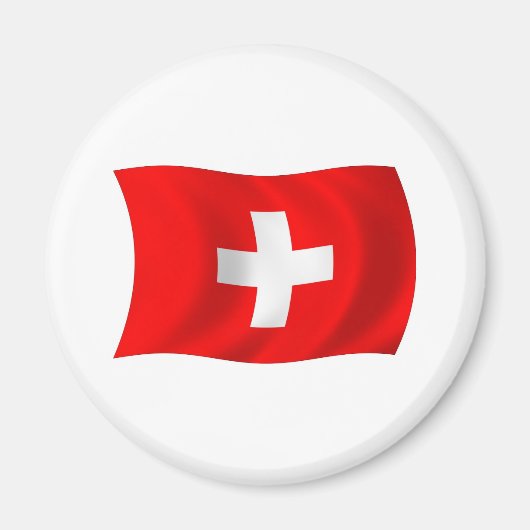 Aimant drapeau de la Suisse (Devant)