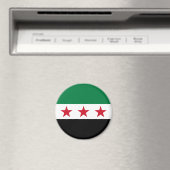 Aimant Drapeau de la Syrie (In Situ (Lave-vaisselle))