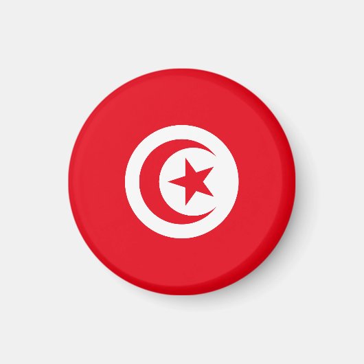 Aimant Drapeau de la Tunisie (Devant)