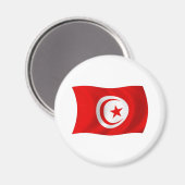 Aimant Drapeau de la Tunisie (Recto/Verso)