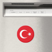 Aimant Drapeau de la Turquie (In Situ (Lave-vaisselle))