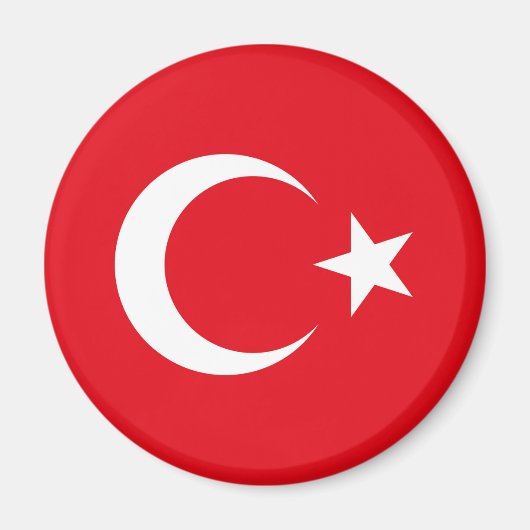 Aimant Drapeau de la Turquie (Devant)