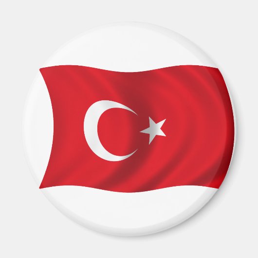 Aimant Drapeau de la Turquie (Devant)