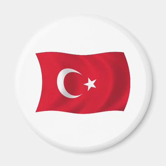 Aimant Drapeau de la Turquie (Devant)