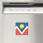 Aimant Drapeau de la ville de Denver (In Situ (Lave-vaisselle))