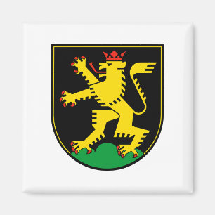 Aimant drapeau de la ville de Heidelberg emblème Allemagn