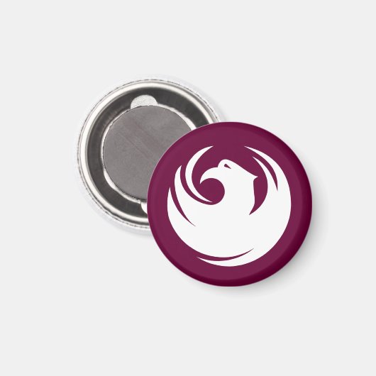 Aimant Drapeau de la ville de Phoenix Arizona (Recto/Verso)