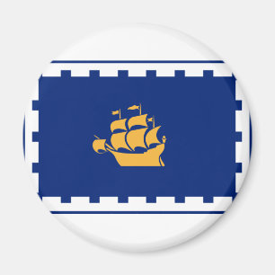 Aimant Drapeau de la ville de Québec