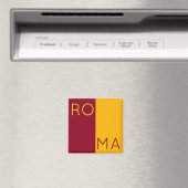Aimant Drapeau de la ville de Rome, Italie (In Situ (Lave-vaisselle))