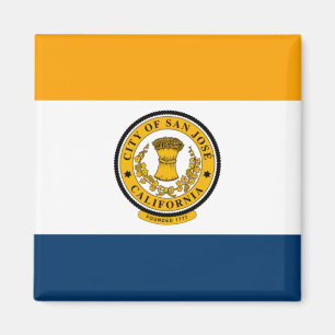 Aimant Drapeau de la ville de San José (Californie)