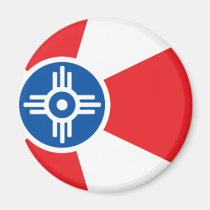 Aimant Drapeau de la ville de Wichita