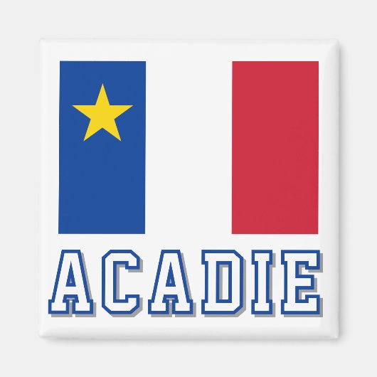 Aimant Drapeau de l'Acadie (Devant)