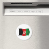 Aimant Drapeau de l'Afghanistan (In Situ (Lave-vaisselle))