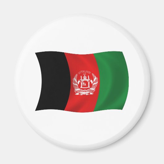 Aimant Drapeau de l'Afghanistan (Devant)