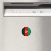 Aimant Drapeau de l'Afghanistan (In Situ (Lave-vaisselle))