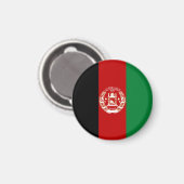 Aimant Drapeau de l'Afghanistan (Recto/Verso)