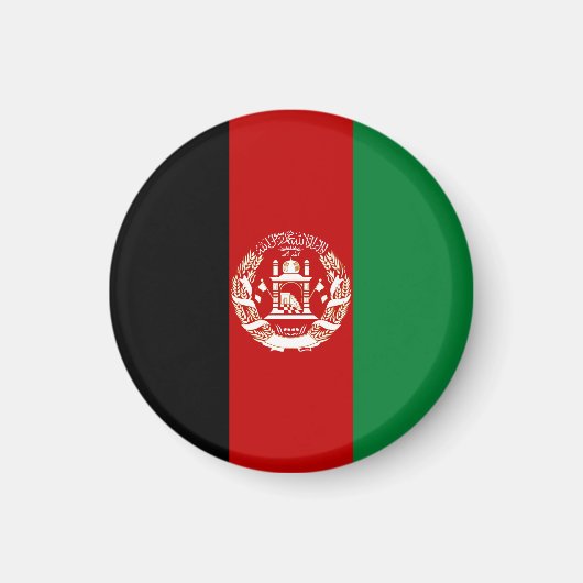 Aimant Drapeau de l'Afghanistan (Devant)