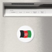 Aimant Drapeau de l'Afghanistan (In Situ (Lave-vaisselle))