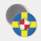 Aimant Drapeau de l'aimant Pembrokeshire (Recto/Verso)